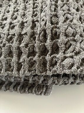 Onsen bath towels in cinder grey SOLD OUT